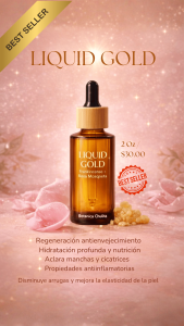 ✨ LIQUID GOLD ✨ no es solo un aceite… es el regreso de tu piel a su estado natural.