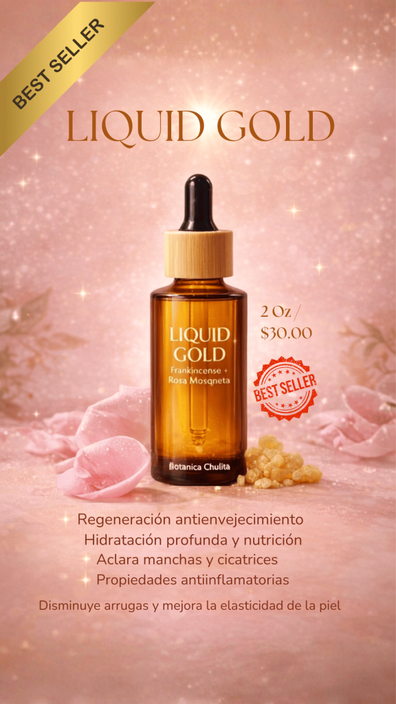 ✨ LIQUID GOLD ✨ no es solo un aceite… es el regreso de tu piel a su estado natural.