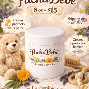 Crema PachaBebé de Botánica de Chulita para irritación y cuidado natural de la piel del bebé