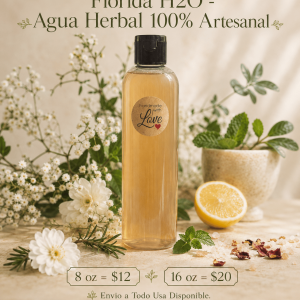 Agua Florida Artesanal de Botánica de Chulita para armonizar espacios, limpieza energética y bienestar botánico